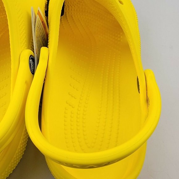 Crocs Classic Clog Slip On Waterproof Sandals Yellow 10001-7C1 Mens Sz 4 main image 6